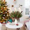Holly Berries Twigs Christmas Tree Picks Greenery Sprays(green)